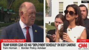 Tom Homan, Kaitlan Collins