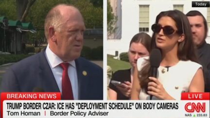 Tom Homan, Kaitlan Collins