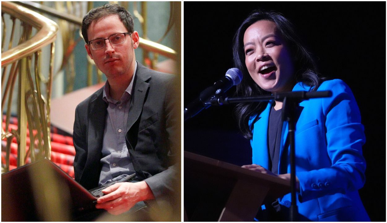 Nate Silver and Francesca Hong