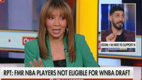 Arthel neville on outnumbered and enes kanter freedom, inset, on laura ingraham