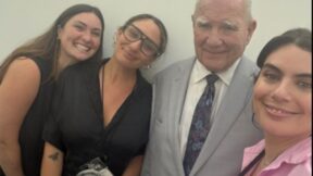 Brittany Romano with Lawyer Kevin Reddington
