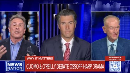Chris Cuomo, Leland Vittert and Bill O'Reilly