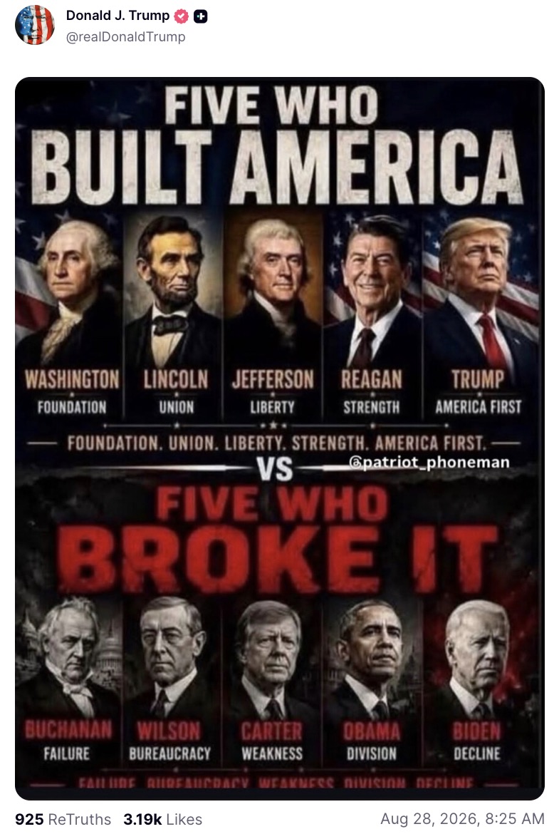 Trump presidents