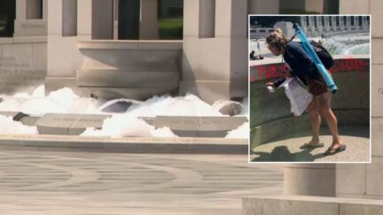 WWII Memorial vandalism