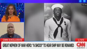Laura Coates interviewing Thomas Bledsoe on CNN