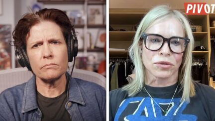 Kara Swisher interviewing Chelsea Handler on Pivot podcast