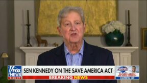Sen. John Kennedy (R-LA) laments the odds the SAVE America Act gets passed have gone down big time
