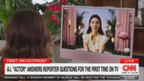CNN Interviews Artificial Intelligence Actress