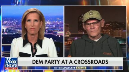 Laura Ingraham and James Carville