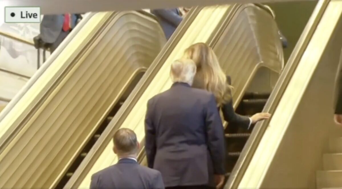 Trump escalator