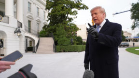 Trump at White House