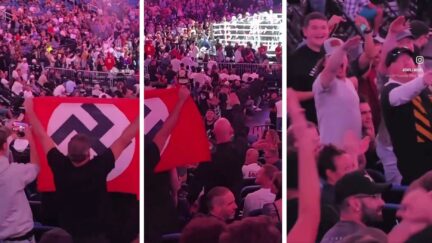 Nazi flags at Orlando's Kia Center