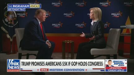 Donald Trump, Laura Ingraham