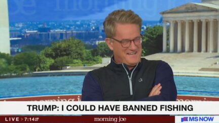 Joe Scarborough hosting Morning Joe