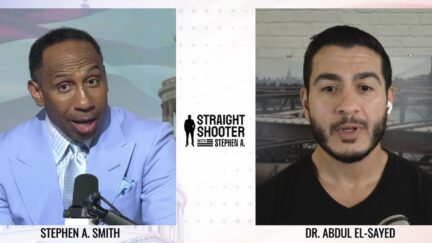 Stephen A. Smith debating Abdul El-Sayed