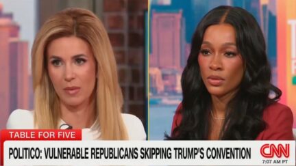 Caroline Sunshine and Cari Champion on CNN's Table for Five