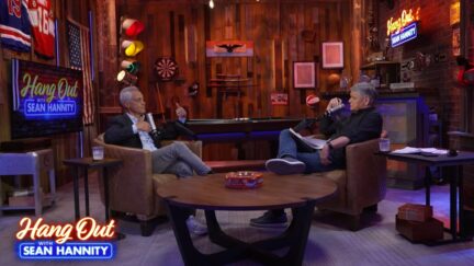 Rahm Emanuel and Sean Hannity