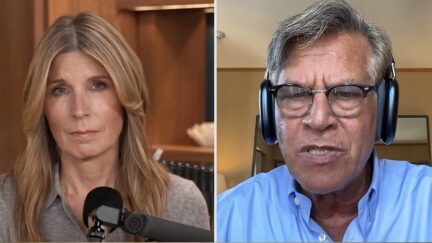 Nicolle Wallace interviewing Aaron Sorkin