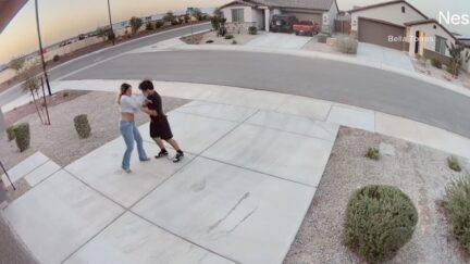 woman fights man in her arizona driveway