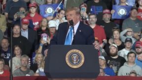 Donald Trump speaking in Kentucky