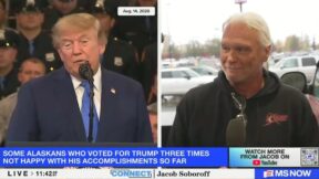 Alaskan Trump voter speaking on MS NOW