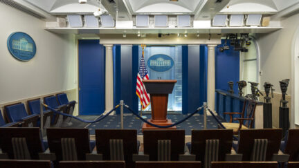Press briefing room