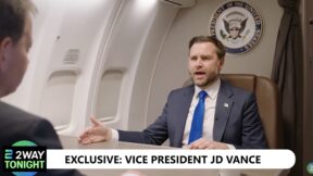 vance on plane speaking with mark halperin